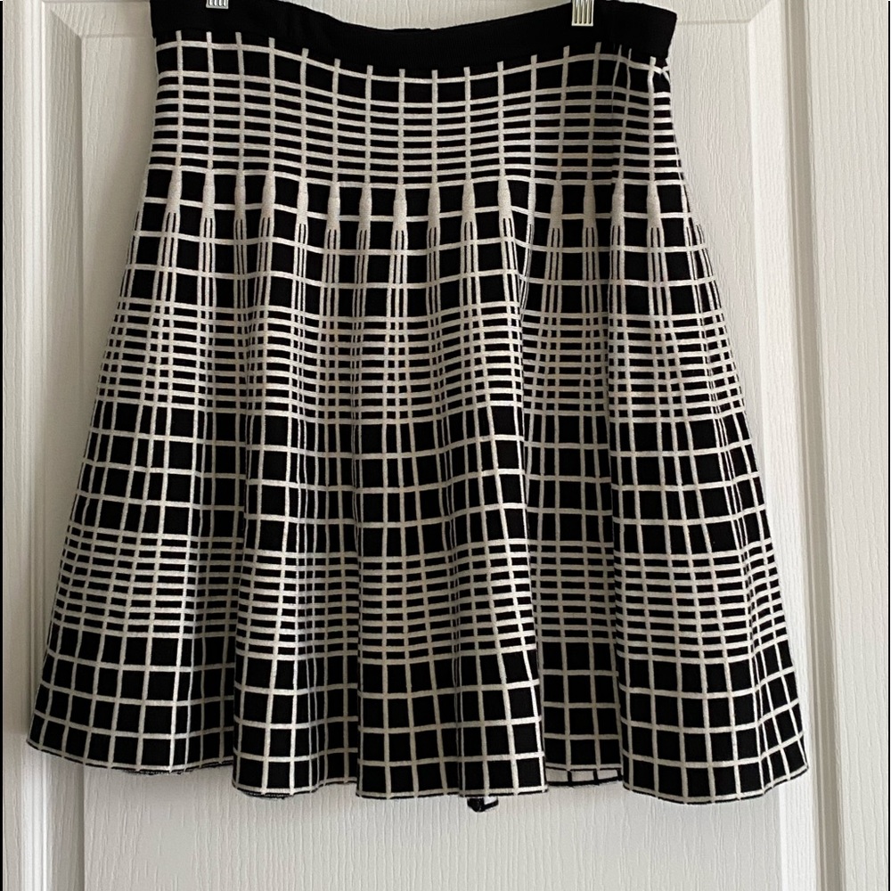 CHELSEA & THEODORE Black Striped SkatePlaid   XL